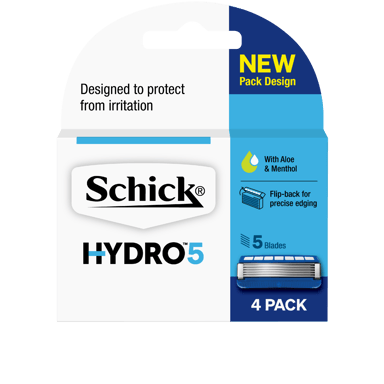 SCHICK HYDRO 5 REFILL BLADES 4 PACK