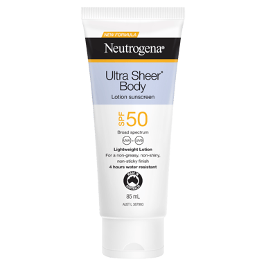 NEUTROGENA ULTRA SHEER BODY LOTION SPF50 85ML