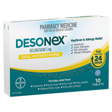 DESONEX 5MG 10 TABLETS