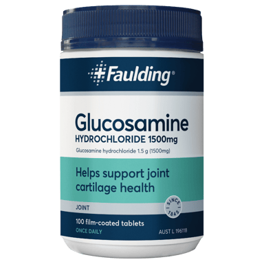 FAULDING GLUCOSAMINE 1500MG 100 TABLETS