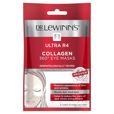 DR LEWINNS ULTRA R4 COLLAGEN 360 EYE MASKS 3 PACK