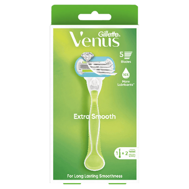GILLETTE VENUS EXTRA SMOOTH RAZOR + 2 BLADES