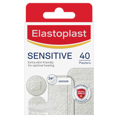 ELASTOPLAST SENSITIVE STRIPS ASSORTED 40 PACK