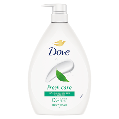 DOVE BODY WASH FRESH TOUCH 1 LITRE