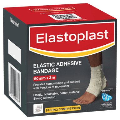 ELASTOPLAST SPORT ELASTIC ADHESIVE BANDAGE 5CM X 3M