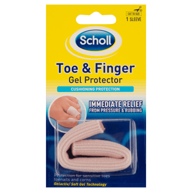 SCHOLL TOE & FINGER GEL PROTECTOR 1 PACK