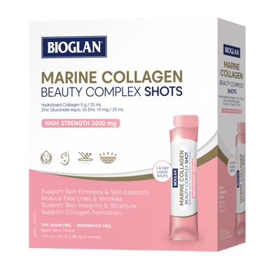 BIOGLAN MARINE COLLAGEN BEAUTY COMPLEX SHOTS 15 PACK