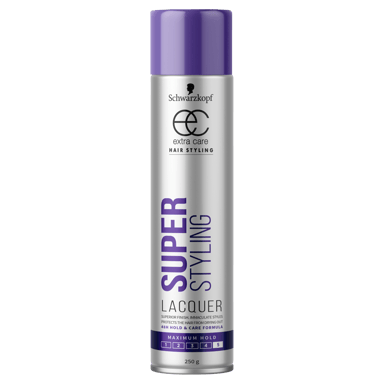 SCHWARZKOPF EXTRA CARE SUPER STYLING HAIR LACQUER 250G