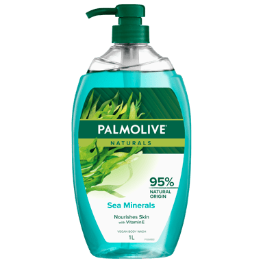 PALMOLIVE BODY WASH NATURALS SEA MINERALS 1 LITRE