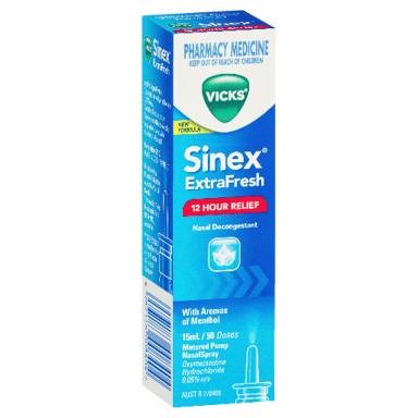 VICKS SINEX EXTRA FRESH MENTHOL 15ML
