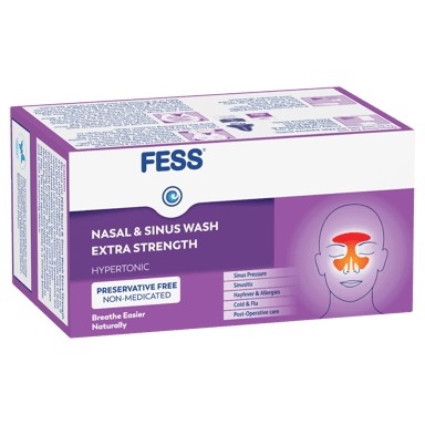 FESS NASAL & SINUS WASH EXTRA STRENGTH REFILL SACHET 24