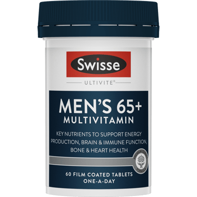 SWISSE ULTIVITE MEN 65+ TABLETS 60