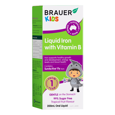 BRAUER KIDS IRON WITH VITAMIN B LIQUID 200ML