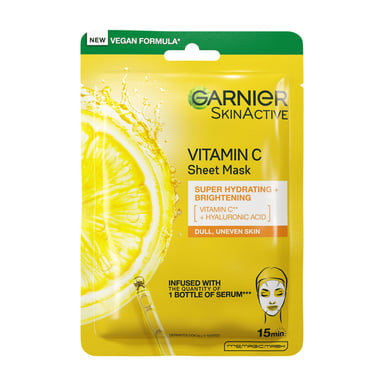 GARNIER VITAMIN C HYDRABOMB TISSUE MASK 1 PACK