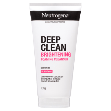 NEUTROGENA DEEP CLEAN BRIGHTENING FOAMING CLEANSER 150G