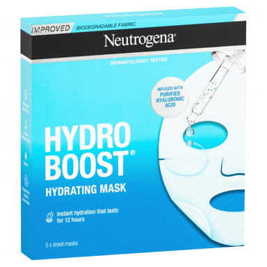 NEUTROGENA HYDRO BOOST FACE SHEET MASK 5 PACK