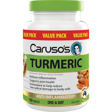 CARUSOS TUMERIC 150 TABLETS