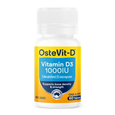 OSTEVIT-D ONE-A-DAY VITAMIN D3 1000IU 60 TABLETS
