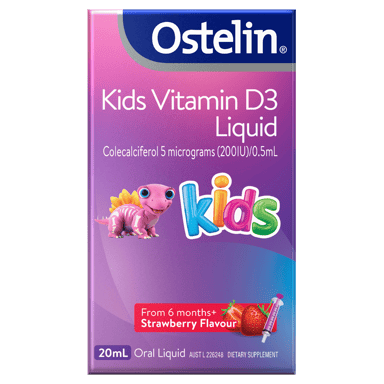 OSTELIN KIDS VITAMIN D3 LIQUID STRAWBERRY 20ML