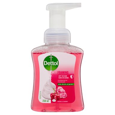 DETTOL SOFT ON SKIN FOAM HAND WASH ROSE & CHERRY IN BLOOM 250ML