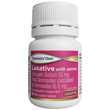 CHEMISTS OWN LAXATIVE WITH SENNA 50MG 90 TABLETS