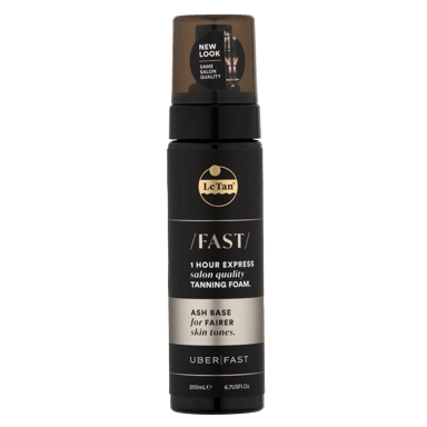 LE TAN FAST TANNING FOAM 1HR EXPRESS ASH FAIR SKIN 200ML