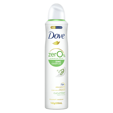 DOVE WOMEN ANTIPERSPIRANT ALUMINIUM FREE CUCUMBER 250ML
