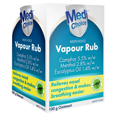 MEDICHOICE VAPOUR RUB OINTMENT 100G