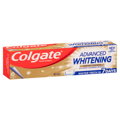 COLGATE TOOTHPASTE ADVANCED WHITENING TARTAR CONTROL 115G