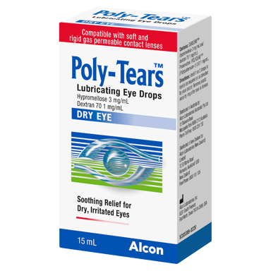 POLY-TEARS LUBRICANT EYE DROPS 15ML
