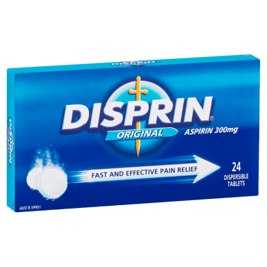 DISPRIN ORIGINAL ASPIRIN 300MG 24 TABLET