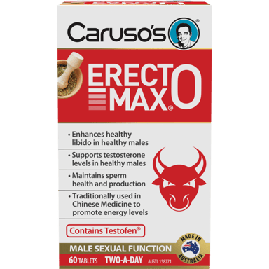 CARUSOS ERECT-O-MAX 60 TABLETS