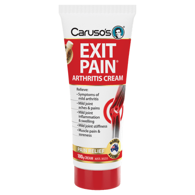 CARUSOS NATURAL HEALTH EXIT PAIN ARTHRITIS CREAM 100GM