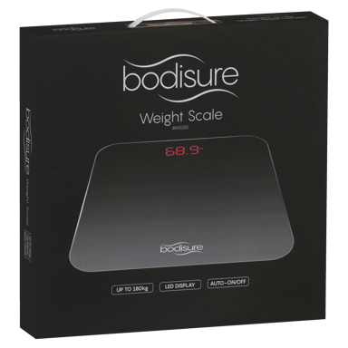 BODISURE WEIGHT SCALE BWS100 BLACK