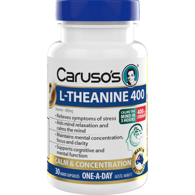 CARUSOS L-THEANINE 400 30 TABLETS