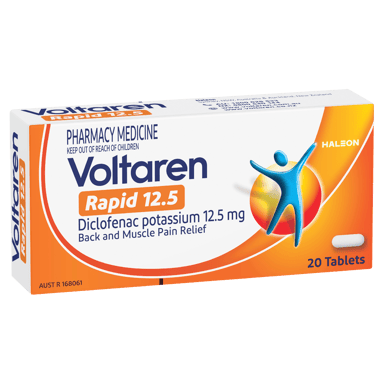 VOLTAREN RAPID 12.5 TABLET 20 PACK