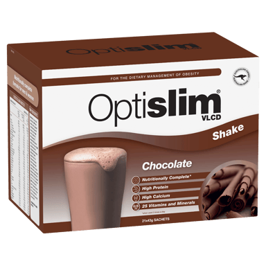 OPTISLIM VLCD SHAKE CHOCOLATE 43G 21 PACK