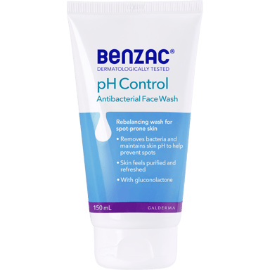 BENZAC PH CONTROL ANTIBACTERIAL FACE WASH 150ML