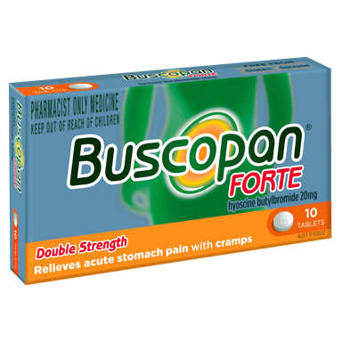 BUSCOPAN FORTE 20MG 10 TABLETS