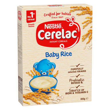 NESTLE CERELAC BABY RICE CEREAL 200G