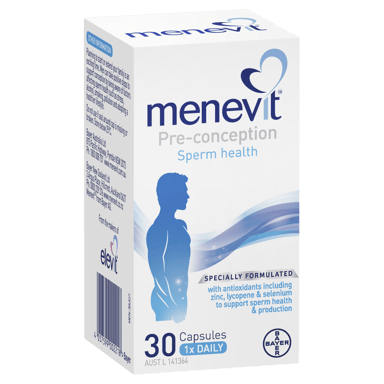MENEVIT PRE-CONCEPTION SPERM HEALTH 30 CAPSULES