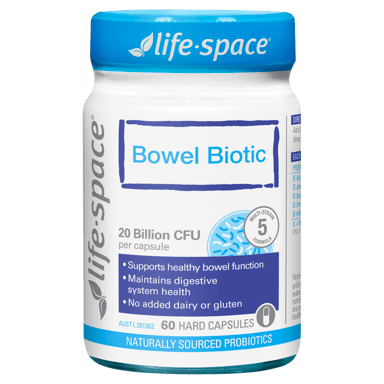 LIFE SPACE BOWEL BIOTIC 60 CAPSULES