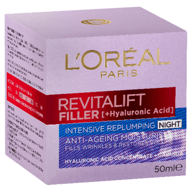 LOREAL REVITALIFT FILLER NIGHT CREAM 50ML