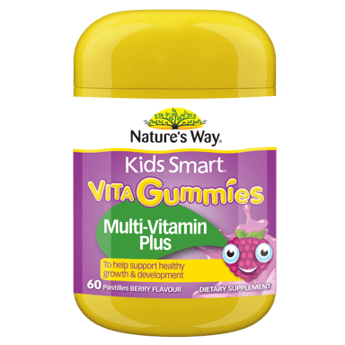 NATURES WAY KIDS SMART VITA GUMMIES MULTI + VEGIES 60