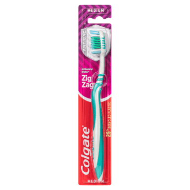 COLGATE TOOTHBRUSH ZIG-ZAG INTERDENTAL CLEAN MEDIUM 1 PACK
