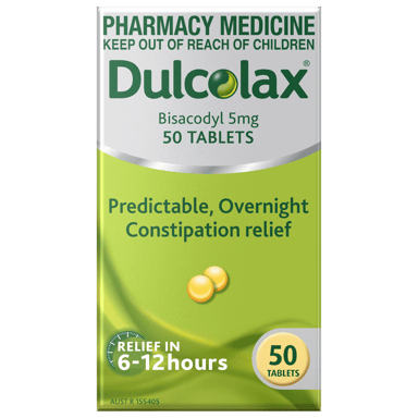 DULCOLAX CONSTIPATION RELIEF 5MG 50 TABLETS