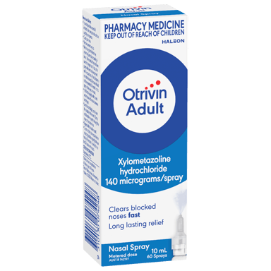 OTRIVIN ADULT METERED DOSE NASAL SPRAY 10ML