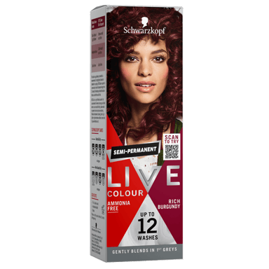 SCHWARZKOPF LIVE COLOUR RICH BURGUNDY 75ML