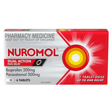 NUROMOL 6 TABLETS