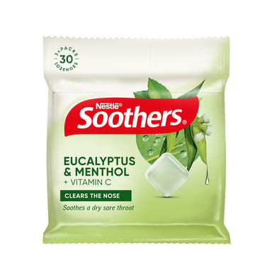 NESTLE SOOTHERS EUCALYPTUS & MENTHOL MULTI PACK 30 LOZENGES